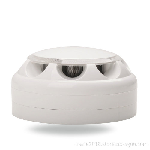 Hot Sale 2 Wired Fire Alarm Conventional Photoelectric Smoke Detector Sensor for Fire Alarm System